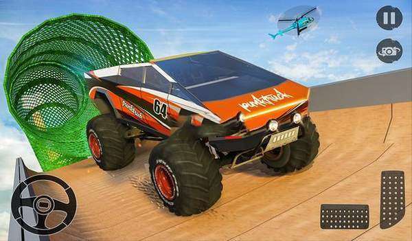 怪物卡车坡道特技(3)