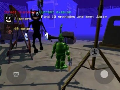 卡通猫与疯狂的警笛头(2)