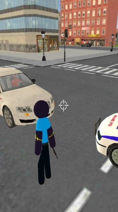 火柴人绳索英雄黑豹警官(2)