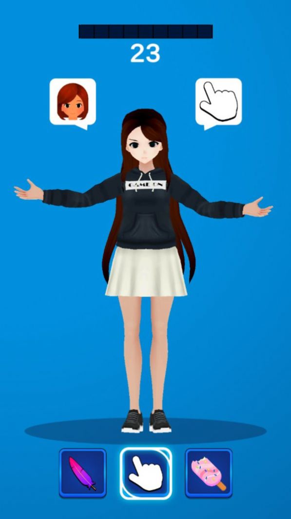 挠痒痒小姐姐 游戏截图1