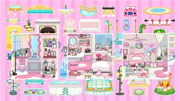 米加小镇芭比公主屋(4)