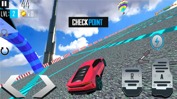 超级坡道汽车特技(2)