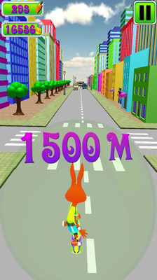 兔子滑板3D酷跑(4)