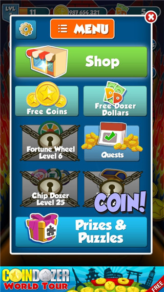 金币推土机无限金币版3