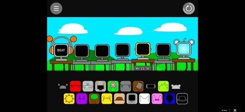 节奏盒子有趣的电脑先生(1)