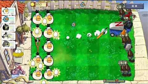 愤怒的小鸟大战僵尸手游