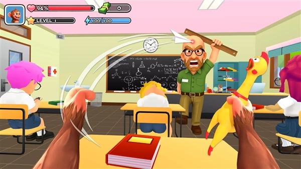 猴子学生校园恶作剧(1)