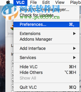 vlc for mac设置中文的方法