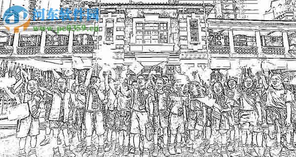 ae素描绘画效果制作教程