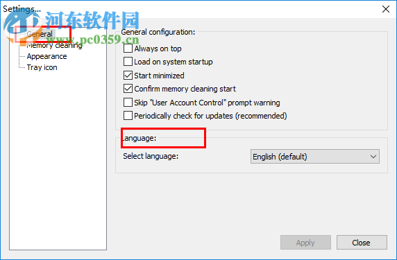 Mem Reduct设置为中文的方法