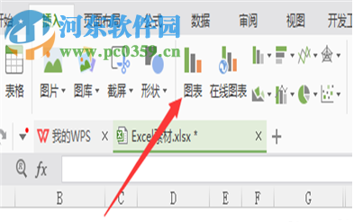WPS表格将数据制作成柱状图的方法