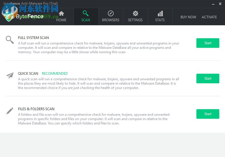 ByteFence Anti Malware的使用说明