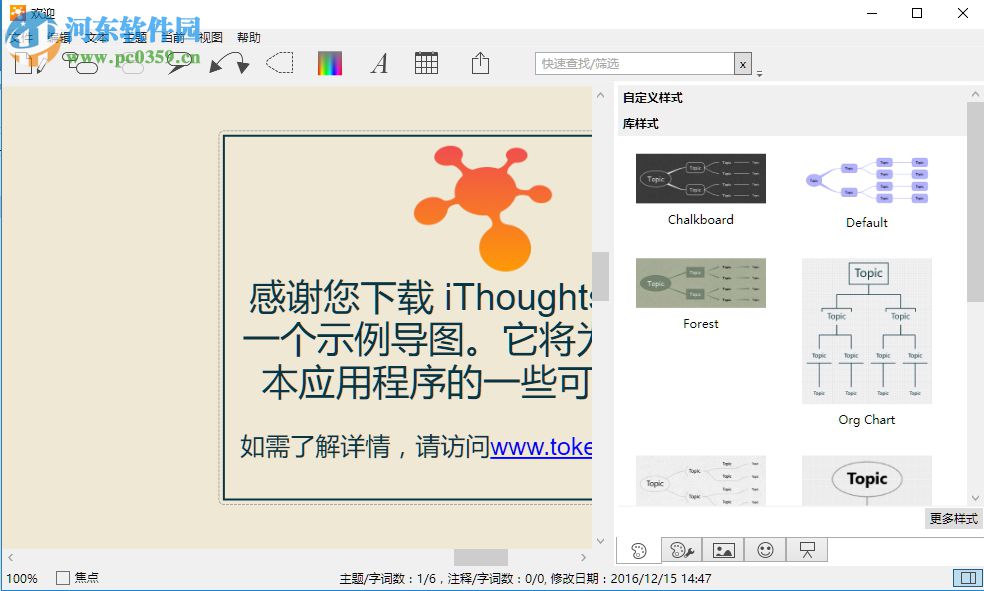 使用iThoughts 5绘制流程图的方法