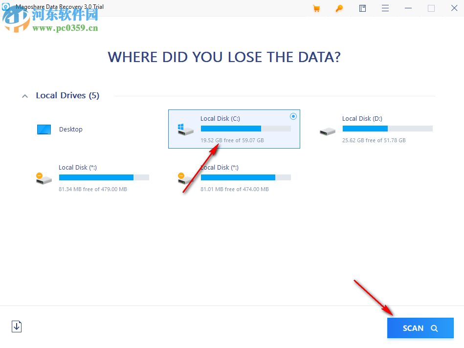 Magoshare Data Recovery恢复数据的方法