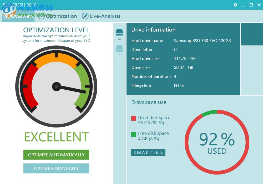 Abelssoft SSD Fresh软件设置中文的方法