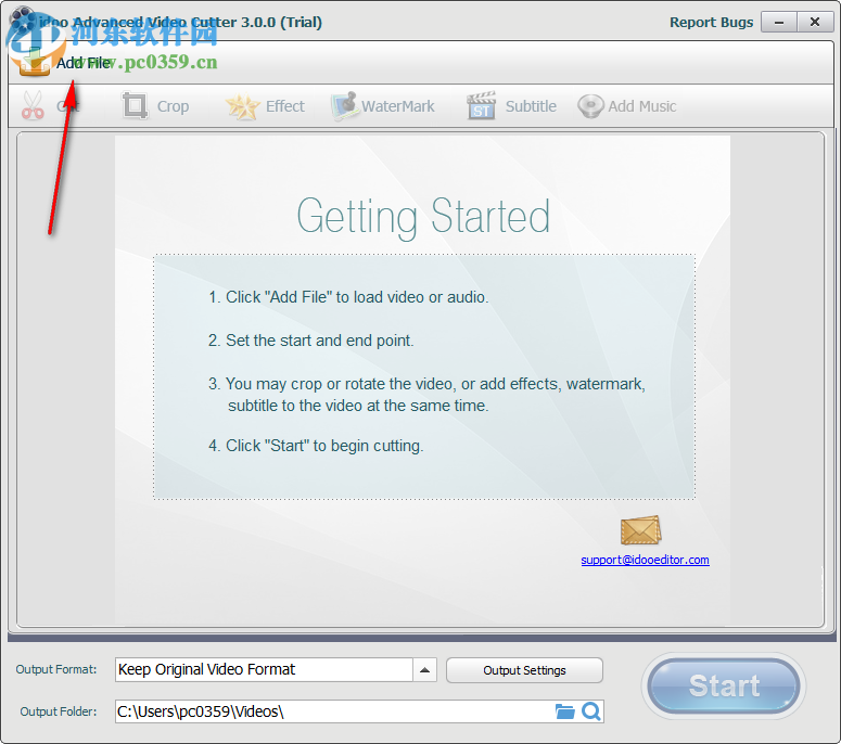 idoo Video Cutter给视频添加特效的方法