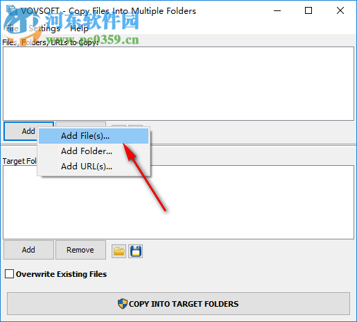 Copy Files Into Multiple Folders软件使用教程