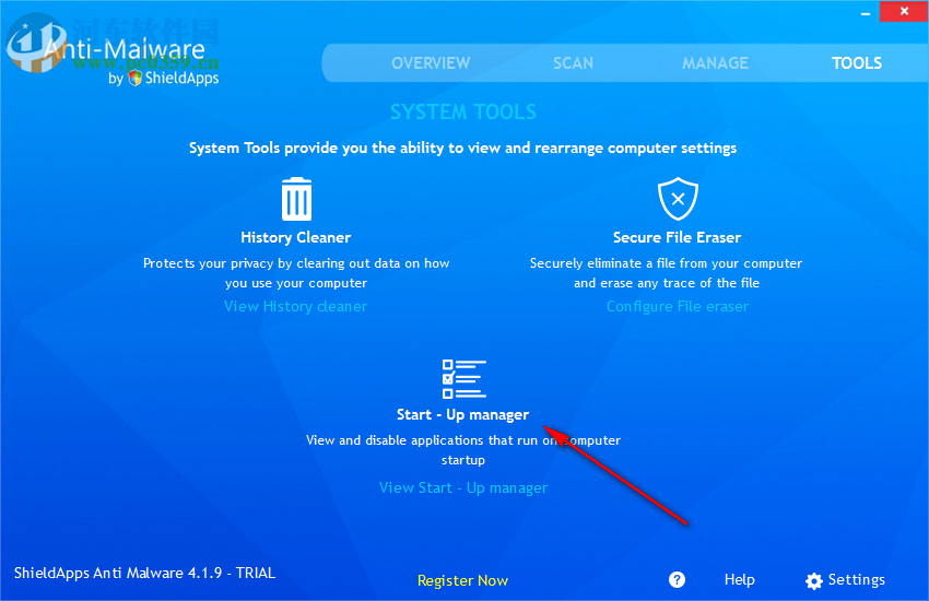 ShieldApps Anti-Malware如何禁止电脑软件自启