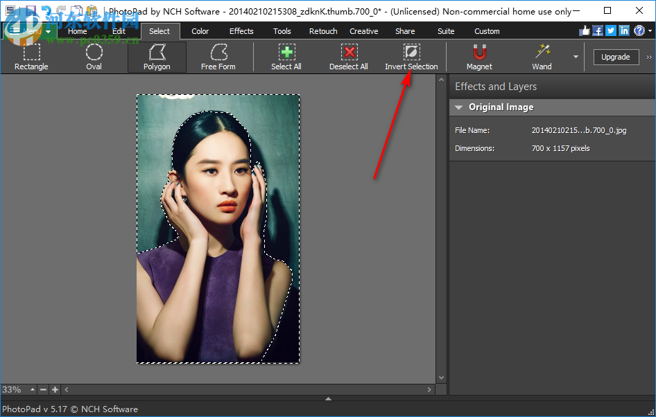 PhotoPad Image Editor怎么抠图