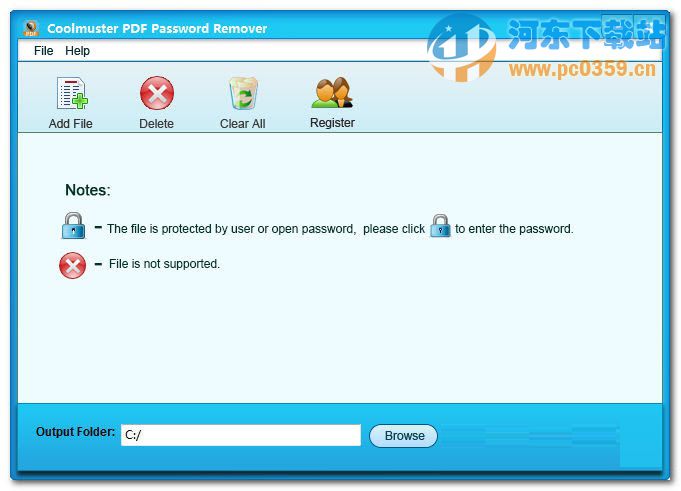 pdf密码移除工具(Coolmuster PDF Password) v2.1.7 特别版