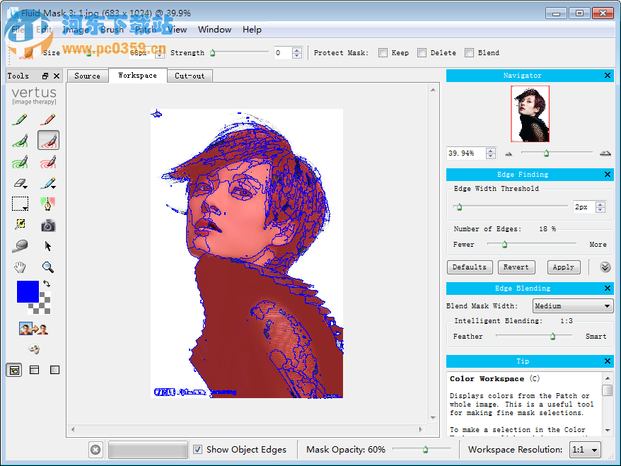 人像抠图软件(Vertus Fluid Mask) 3.3.15 中文破解版
