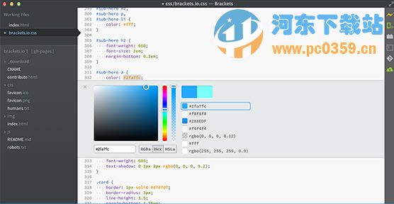 Adobe Brackets(HTML编辑器) 1.6 官方中文版