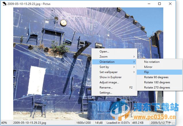 Pictus(<a href=/zt/kantu/ target=_blank class=infotextkey>看图软件</a>) 1.5.1 免费版