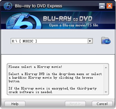 Blu-ray to DVD Express(蓝光视频刻录到DVD) 1.30 官方版