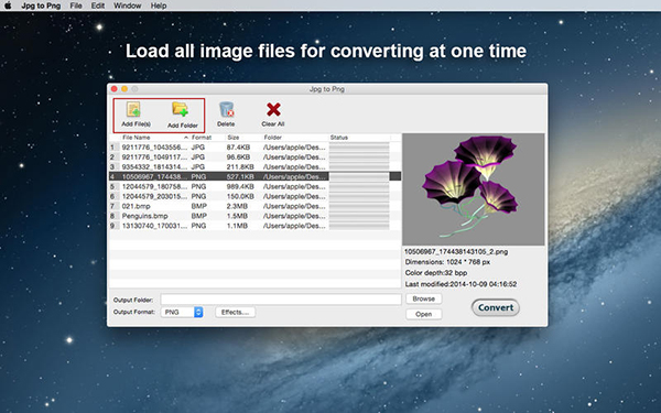 Jpg to Png for Mac版 2.1.1