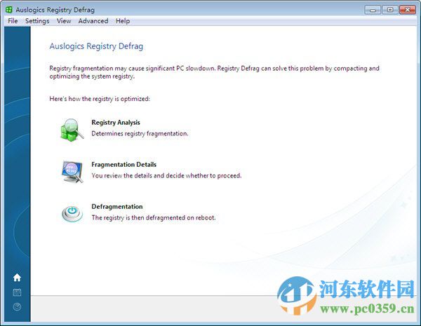Auslogics Registry Defrag(磁盘碎片整理)
