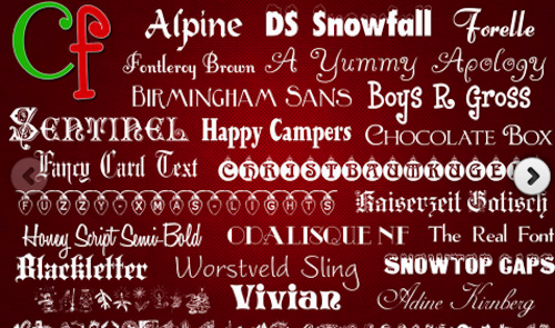 Christmas字体Mac版 2.0