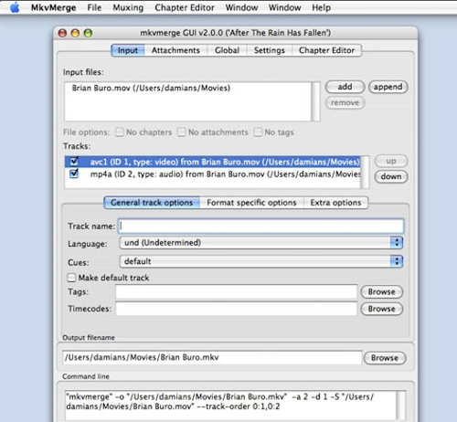 MKVtoolnix for mac版 8.7.0