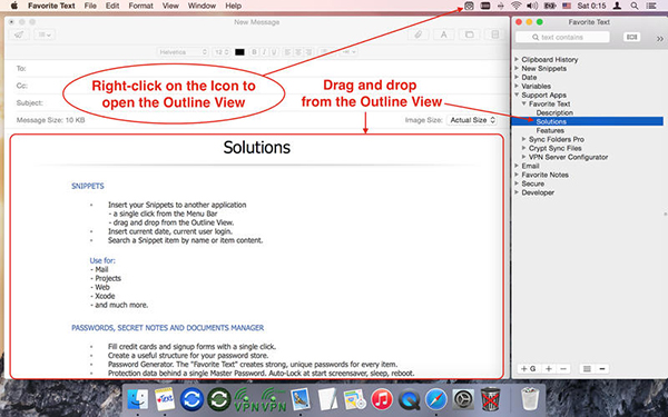 Favorite Text for Mac版 1.6