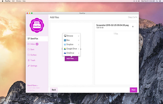 PamFax for Mac版 4.1.7