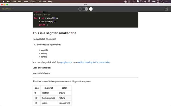 Markdown编辑工具Mac版 1.1.0
