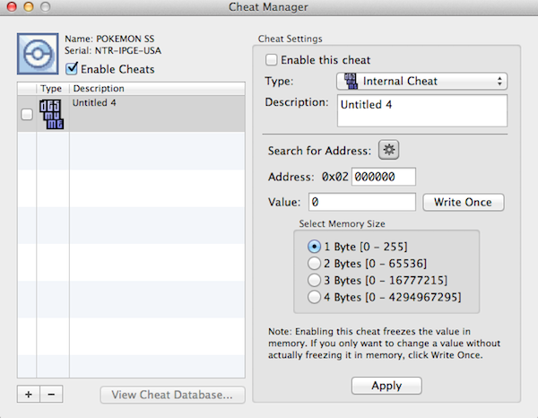 Desmume mac汉化版 0.9.11