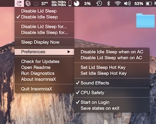 InsomniaX for mac版 2.1.6