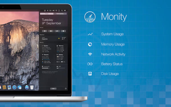Monity for mac版 1.3.1