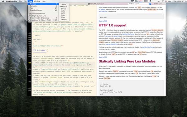 Markdown实时编辑器Mac版 1.5.1