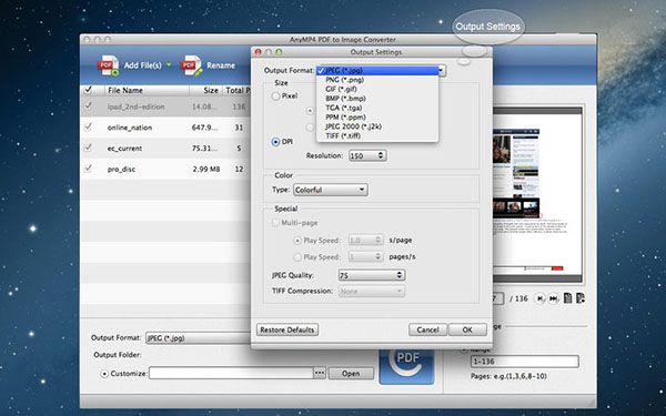 PDF to Image Converter Mac版 3.0.59