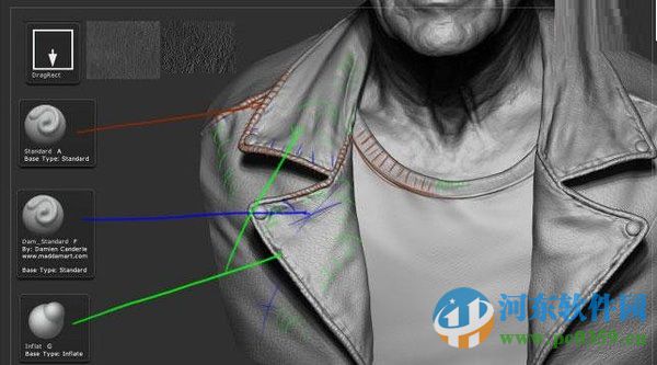 zbrush 4r7(三维模型雕刻<a href=/k/huihua/ target=_blank class=infotextkey>绘画</a>软件) 32位/64位下载 附注册机和安装使用教程 中文破解版