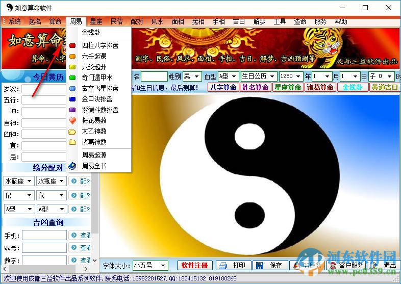 如意算命软件下载 1.0 绿色特别版