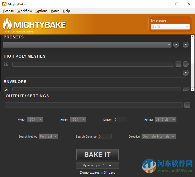 MightyBake(游戏贴图烘焙软件) 下载 1.4.9 64位免费版