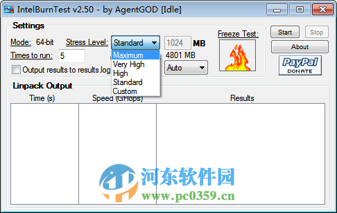 cpu拷机软件(intelburntest)下载 2.5.4 免费版