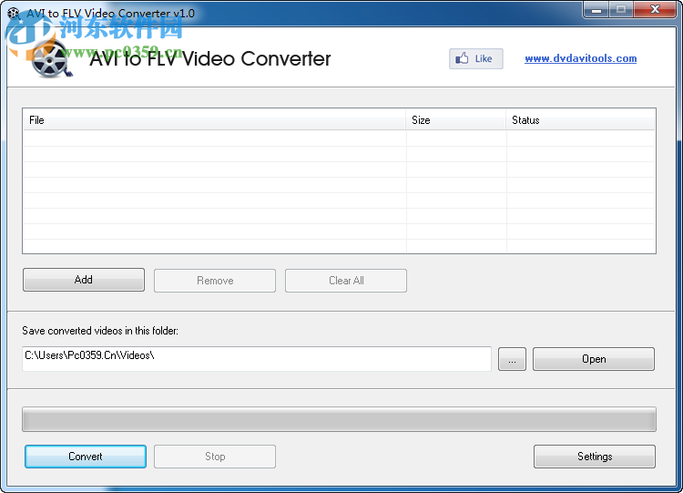 avi转flv格式转换器(AVI to FLV Video Converter) 1.0 免费版