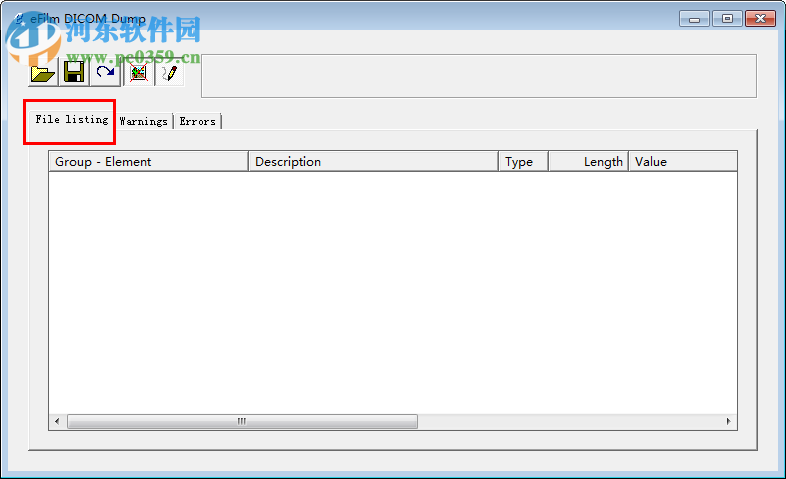 eFilm DICOM Dump(医学图像浏览器) 1.0 免费版
