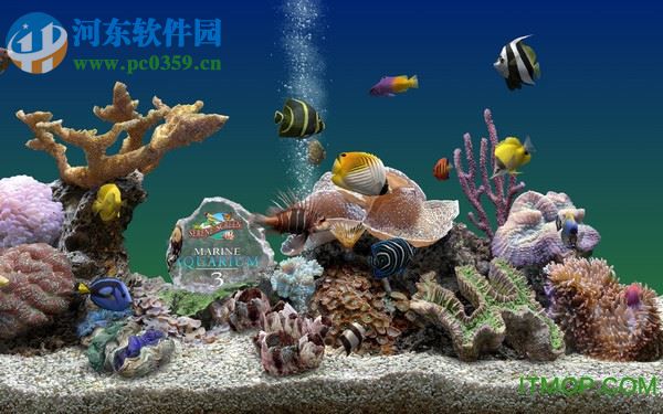 3D热带鱼水族箱屏幕保护下载 3.2 免费中文版