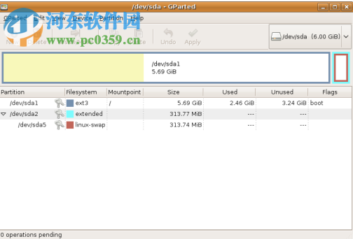 gparted(开源分区编辑器)