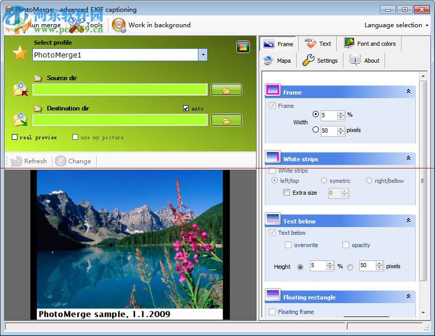 PhotoMerge(批量添加图片文字) 4.2.2 官方免费版
