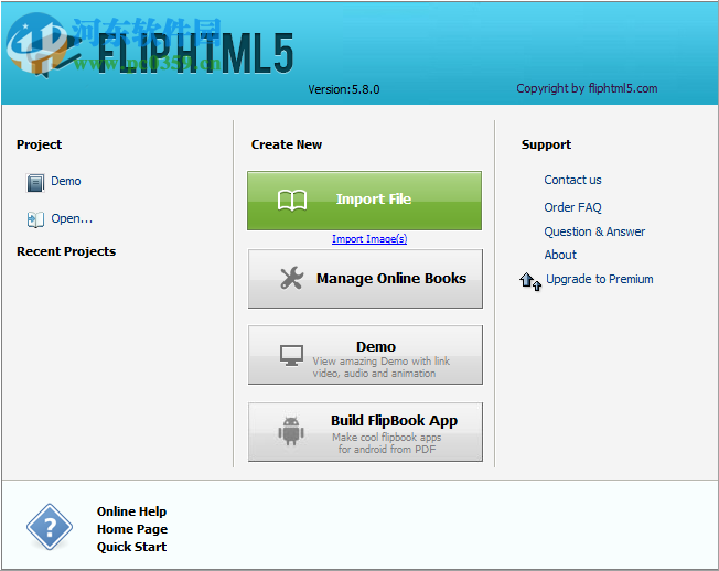 FlipHTML5(<a href=/zt/dzszz/ target=_blank class=infotextkey>电子书制作</a>) 5.8.0 中文激活版
